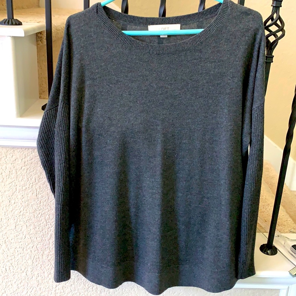 Lightweight grey sweater from LOFT